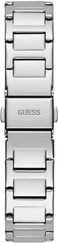 Vista 4 de GUESS Reloj para mujer de 1.260 in - Correa de tono plateado con esfera plateada, Tono plateado, Moderno