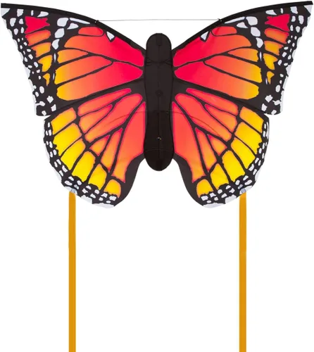 Vista 8 de HQ Kites L - Cometa de mariposa, cometa de una sola línea de 51 pulgadas con cola