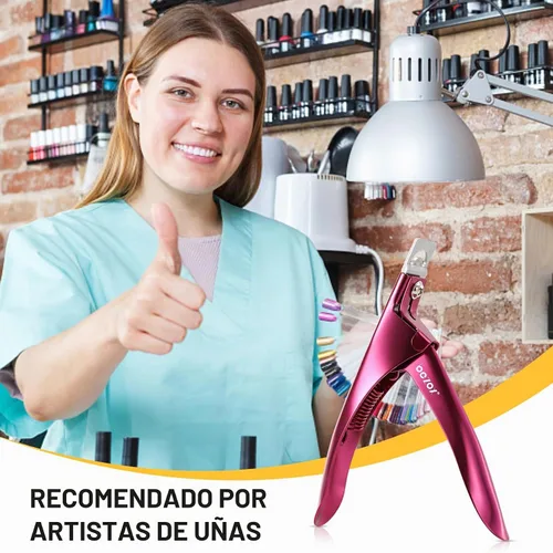 Vista 8 de BEZOX Sharp Blade - Cortaúñas acrílicas, cortadores de puntas de uñas profesionales y de alta precisión, cortador de uñas postizas para puntas