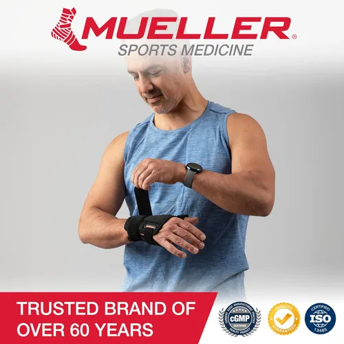 Vista 7 de MUELLER Sports Medicine - Estabilizador de Pulgar Ajustable, Férula Spica, Soporte para Alivio del Dolor de Pulgar para Hombres y Mujeres, Ideal
