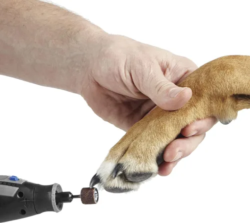 Vista 9 de Dremel PawControl 7760-PGK Lijadora y Recortadora de Uñas para Perros - Kit de Herramientas de Aseo para Mascotas Inalámbrico y Recargable - Seguro