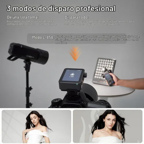Vista 6 de Godox X3 Pro S - Transmisor de disparador de flash inalámbrico para Sony