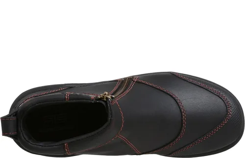 Vista 5 de Ariat Barnyard - Botas de trabajo con cremallera lateral, cómodas botas impermeables para mujer, Café Oscuro, 5.5