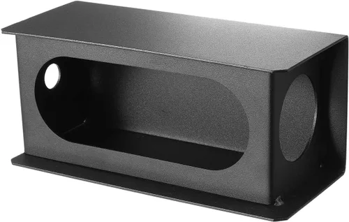 Vista 3 de Partsam Remolque de camión utilitario de acero negro resistente 6 "caja ovalada de guardia de luz trasera 2" luz lateral
