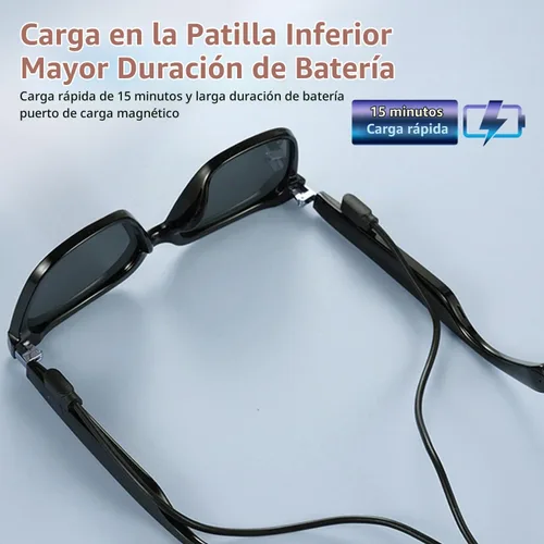 Vista 4 de Lentes inteligentes para hombres y mujeres, lentes de sol inteligentes para deportes al aire libre