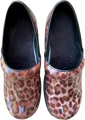Vista 3 de GadwallAR Maddie - Zuecos de lactancia - Zapatos profesionales, médicos y cómodos para uso todo el día en la clínica, hospital, restaurante