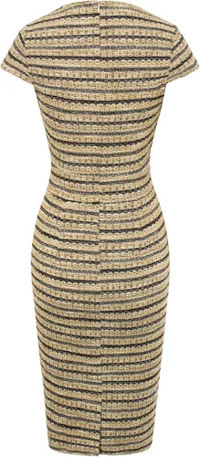 Vista 2 de GRACE KARIN Precioso vestido de tubo de trabajo para mujer, manga casquillo, vestido sexy ajustado
