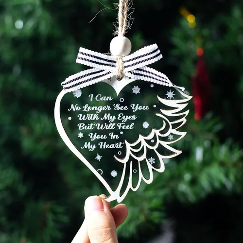Vista 11 de Adornos Conmemorativos para Bebés, Te Llevé Cada Segundo, Regalos Conmemorativos por la Pérdida de Hija/Hijo, Regalo para Abortos Espontáneos
