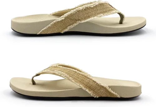 Vista 3 de Chanclas ortopédicas de playa para hombre, elegantes y cómodas sandalias ortopédicas con soporte biomecánico para el arco - Suela de goma duradera