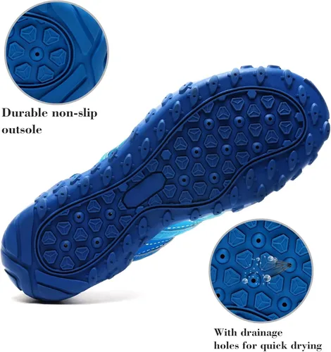 Vista 4 de Tenis impermeables para hombres y mujeres descalzo calcetín acuático de secado rápido para usar al aire libre calzado deportivo para kayak canotaje