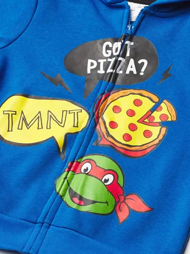 Vista 3 de Teenage Mutant Ninja Turtles boys Graphic Zip-up Hoodie