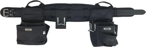 Vista 2 de BOULDER BAG Professional Pro Framer MAX Combo con cómodo cinturón de herramientas de soporte de espalda, hebilla de cinturón de cuero, resistente