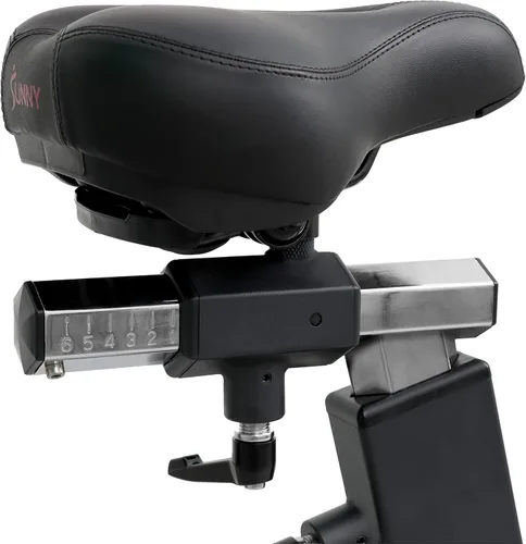 Vista 8 de Sunny Health & Fitness Pro Indoor Cycling Exercise Bike, Felt Resistance and Belt Drive, Optional SunnyFit App Connection