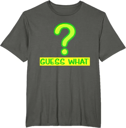 Vista 5 de Question Mark playera Guess What playera, hombre XL, Púrpura