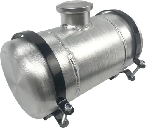 Vista 13 de JSD 3/4 Galón en total 15,2 cm x 20,3 cm Tanque de combustible de aluminio redondo pequeño para celda de combustible girada + Soporte de llenado