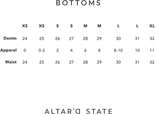 Vista 6 de ALTAR'D STATE Jeans de talle alto para mujer, mezclilla rasgada con cierre de cremallera, azul y negro