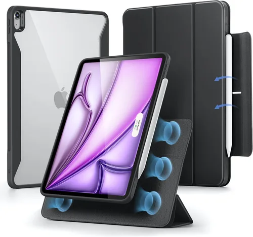 Vista 17 de ESR Funda para iPad Air de 11 pulgadas M3/M2 (2025/2024), Funda para iPad Air de 5ª/4ª generación (2022/2020) de 10.9 pulgadas con soporte