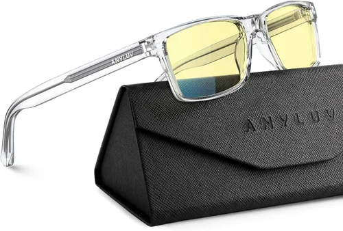 Vista 10 de ANYLUV Blue Light Blocking Glasses for Men Anti Blue Light Glasses for Men Women, Eye Strain Relief for Computer Gaming