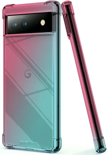 Vista 16 de KIOMY Funda de color rosa intenso neón para Google Pixel 6a a prueba de golpes, cubierta protectora de poliuretano termoplástico flexible, bisel