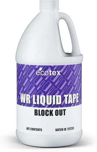 Vista 10 de Ecotex® Screen Printing SR Liquid Tape Block Out (galón - 128oz.) - Cinta de bloqueo resistente a los disolventes para pantallas de serigrafía y Rojo