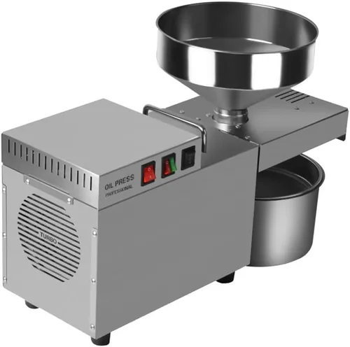 Vista 6 de YUEWO Máquina de prensa de aceite de cocina Extractor de prensa de aceite automático eléctrico Expulsor de aceite orgánico para lino de coco, maní