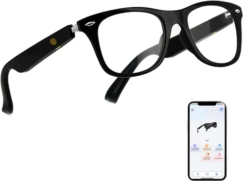Vista 14 de Lentes inteligentes para hombres y mujeres, orejas abiertas, protección UV, lentes de sol polarizados Bluetooth con altavoces de micrófono