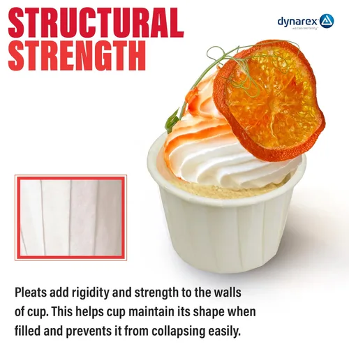 Vista 4 de Dynarex Vasos de Papel para Medicina - Vasos Desechables Souffle de 1 oz para Píldoras y Medicamentos - Vasos de Papel Pequeños con Bordes