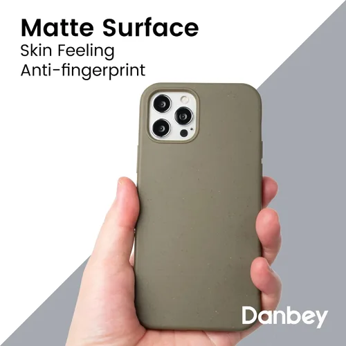 Vista 6 de Funda para iPhone 12 Pro Max, resistente protección contra caídas a prueba de golpes, a prueba de polvo, 6.7 pulgadas 2020, verde bosque militar