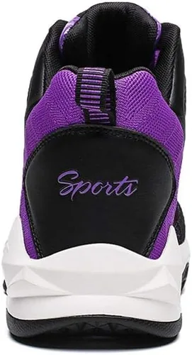Vista 3 de WELRUNG Tenis unisex de caña alta, ligeros, para correr, trotar, baloncesto, para jóvenes