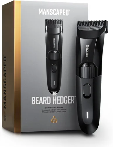 Vista 9 de MANSCAPED® The Beard Hedger® PLUS, recortadora de barba y bigote ajustable para hombre con 14 ajustes de longitud (0.039-0.787 in), hoja de acero