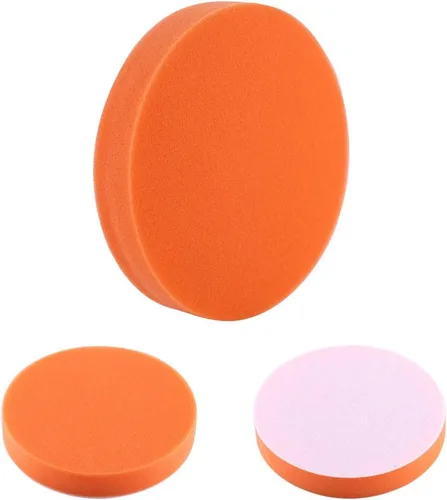 Vista 8 de Almohadilla de pulido, 10 Uds. 6 "(150 mm) Esponja Pulido Pulido Kit de almohadilla de cera herramienta para pulidor de coche Buffer Naranja