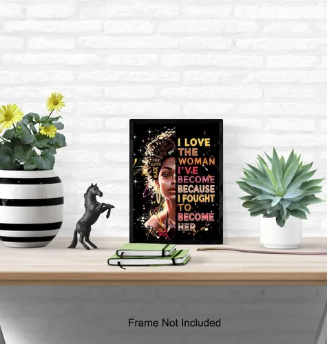 Vista 5 de Póster motivacional de afroamericanos, citas inspiradoras de mujeres negras, arte de pared, cita de motivación, orgullo afronegro, arte de pared
