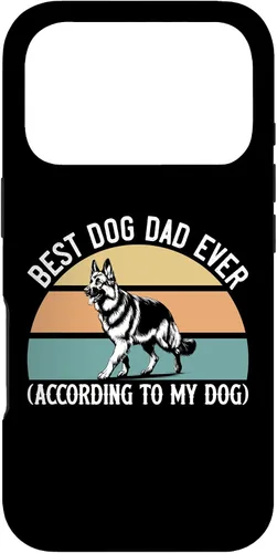 Vista 29 de German Shepherd Best Dog Dad Ever According to My Dog, GSD Case for iPhone XR