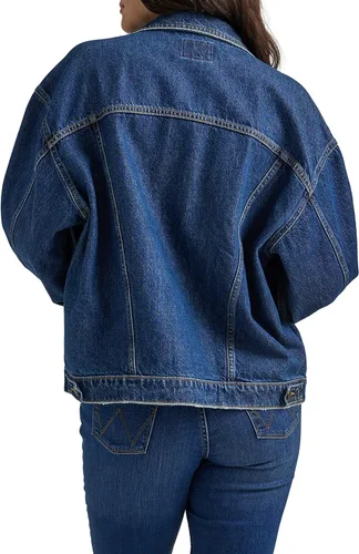 Vista 2 de Wrangler Chaqueta vaquera de corte relajado para mujer Narciso