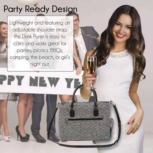 Vista 8 de Primeware – Bolsa aislante para bebidas con bolsa de 3 litros Almacenamiento térmico caliente y frío Dispensador portátil para vino, cócteles