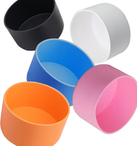 Vista 15 de 5 fundas de silicona para botella, protector inferior compatible con Stanley/Hydroflask/Iron Flask/Simple Modern, 2.9-3 pulgadas de ancho inferior