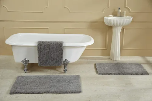 Vista 7 de Better Trends Micro Collection - Tapetes de baño, alfombra suave, alfombra de felpa absorbente, alfombra de baño 100% poliéster para suelo de baño