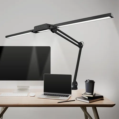 Vista 11 de Neatfi Elite - Lámpara de trabajo HD XL, 1600 lúmenes, 84 LED SMD, 6500K, atenuación no polar, luz de escritorio para el hogar, la oficina y la sala