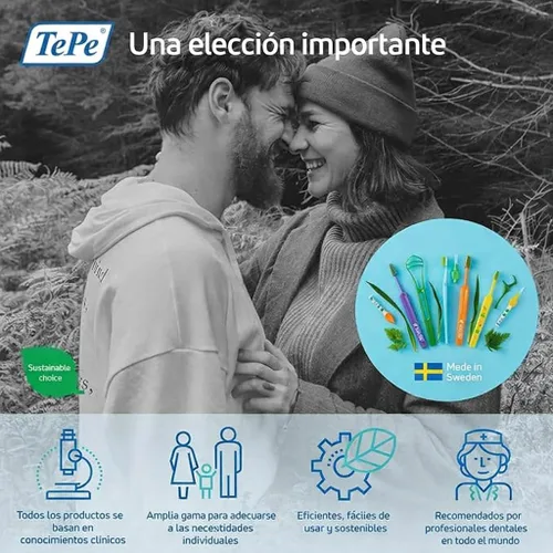 Vista 4 de TePe® Cepillo Interdental Original Rosa 0.016 in Paquete de 20