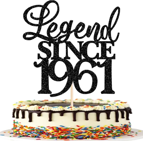 Vista 35 de Rsstarxi 1 paquete de decoración de pastel con purpurina de leyenda desde 2012 para decoración de tarta de cumpleaños 13 años para decoración