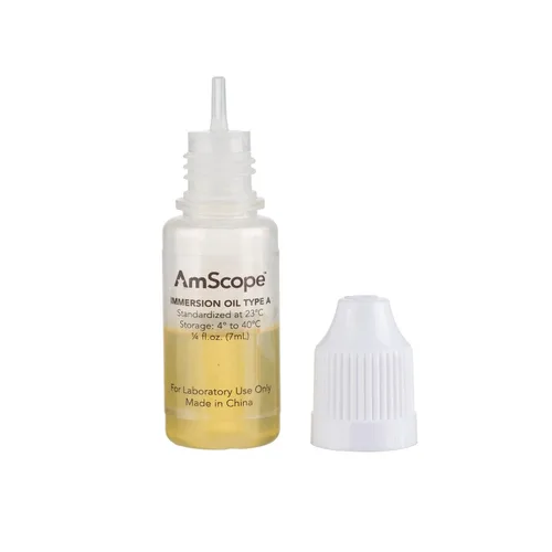 Vista 2 de AmScope ML-A-A aceite de inmersión para microscopio, 1/4 onza