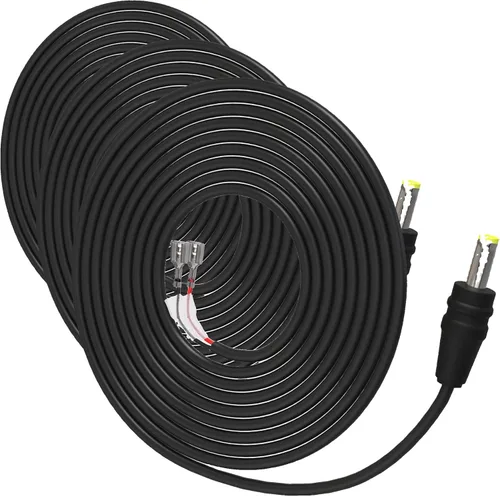 Vista 8 de Cable de alimentación para cámara de sendero, cable de alimentación externo CC de 79 pulgadas compatible con cámara de juego de 0.217 x 0.083 in DC