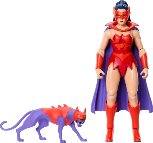 Vista 11 de Masters of The Universe Origins - Figura de acción Buzz-Off Cartoon Collection, 5.5 pulgadas, líder de abeja de TV de los años 80 alado y con gafas