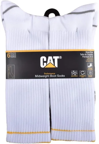 Vista 2 de Cat Men's 3-Pack Half Cushioned Crew Socks