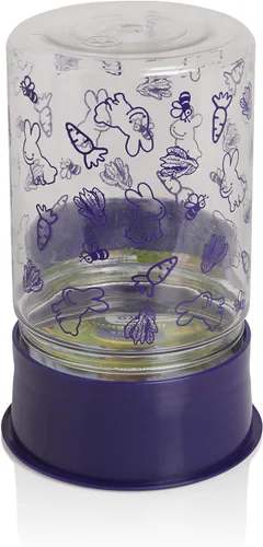 Vista 2 de Lixit Bebedero reversible para conejos y otros animales pequeños (paquete de 1), morado