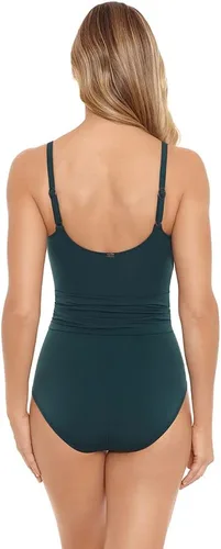 Vista 3 de Traje de baño para mujer Oil Slick Getty Underwire Bra Traje de baño de una pieza