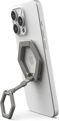 Vista 7 de UAG Soporte magnético para anillo de teléfono, compatible con MagSafe Agarre de anillo de dedo de metal, rotación 360, soporte ajustable, sujeción