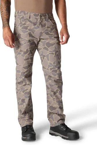 Vista 9 de Carhartt - Pantalón Rigby corte recto relajado para hombre verde army camuflado