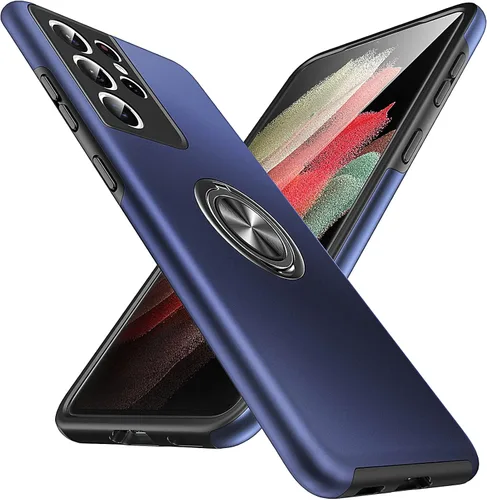 Vista 57 de Anqrp Funda para Samsung Galaxy A53 con soporte de anillo, color negro