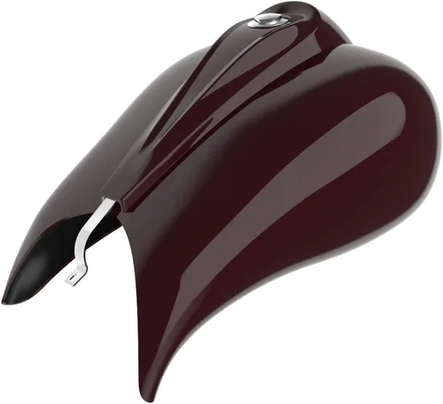 Vista 26 de Cubiertas de tanque estiradas con consola de tablero y tapa de tanque de combustible, cubiertas de combustible de galón para Harley Touring Whisky
